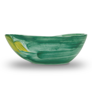 Ciotola in ceramica decorata limoni da 34