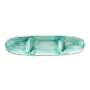 Antipastiera in ceramica decorata tiffany