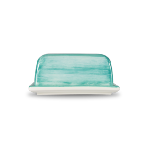 Burriera in ceramica decorata tiffany