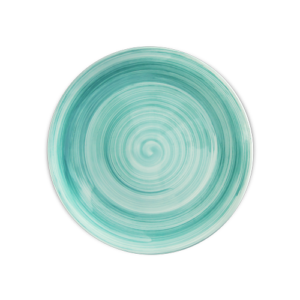 Piatto frutta in ceramica decorata tiffany