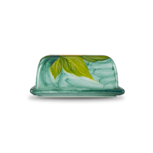 Burriera in ceramica decorata limoni