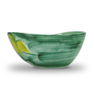 Ciotola in ceramica decorata limoni da 28