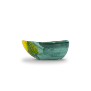 Ciotola in ceramica decorata limoni da 14