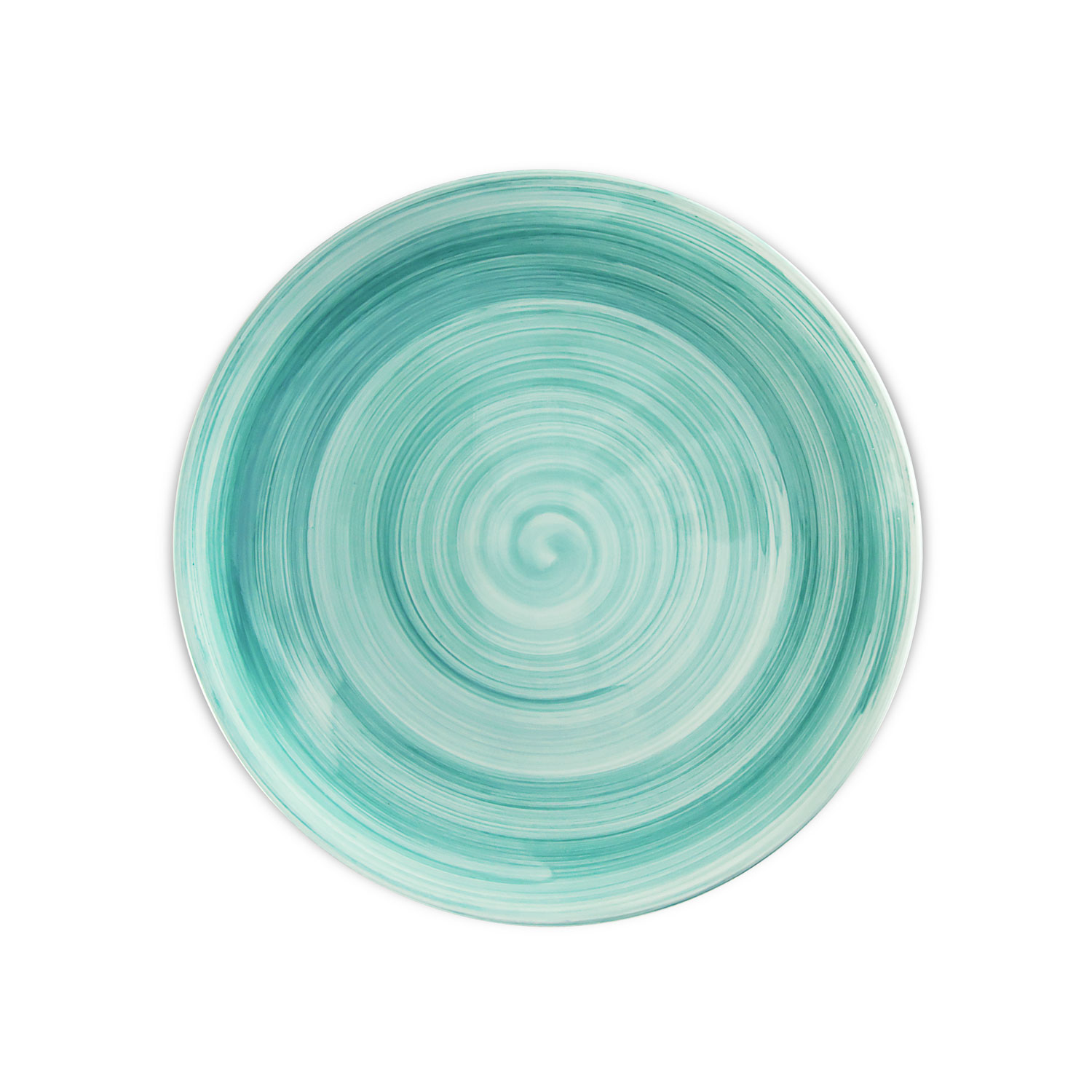 Piatto frutta in ceramica decorata tiffany