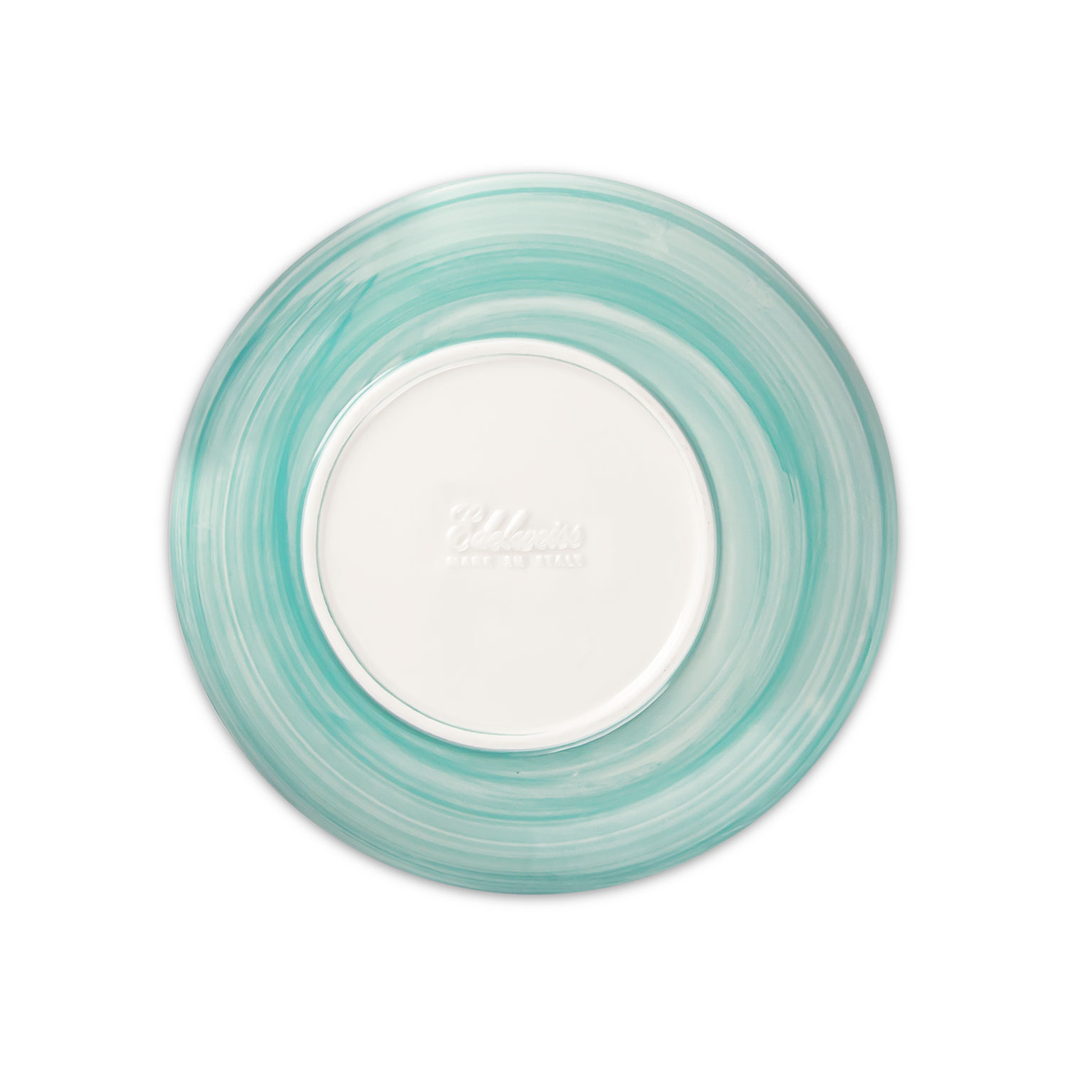 Piatto frutta in ceramica decorata tiffany