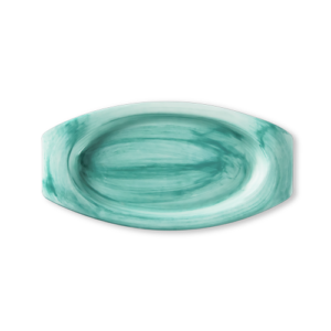 Vassoio da aperitivo in ceramica decorata tiffany