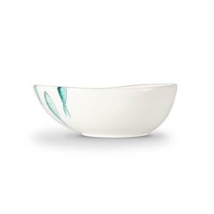 Ciotola in ceramica decorata pesci da 19