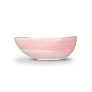 Ciotola in ceramica decorata rose da 19