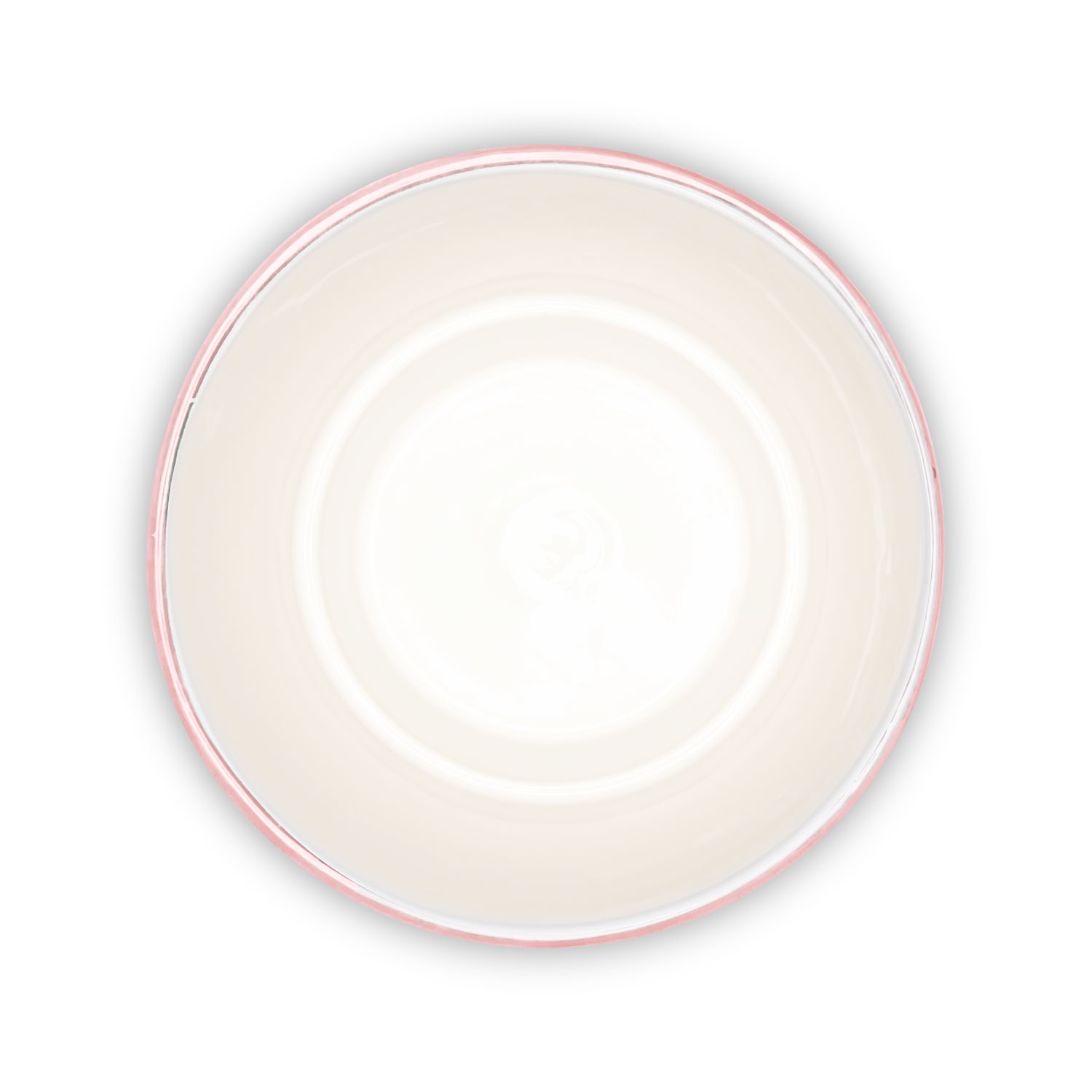 Vaso in ceramica decorata rosa