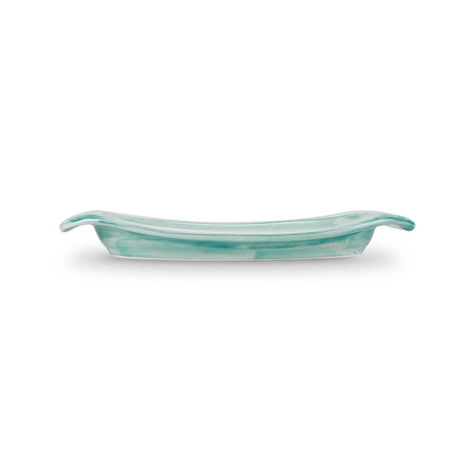 Vassoio da aperitivo in ceramica decorata tiffany