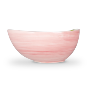 Ciotola in ceramica decorata rose da 28