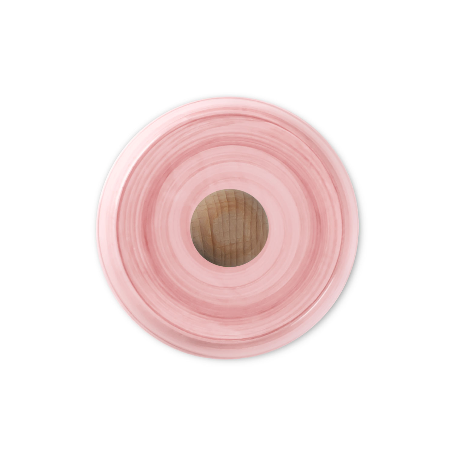 Pink kitchen roll holder