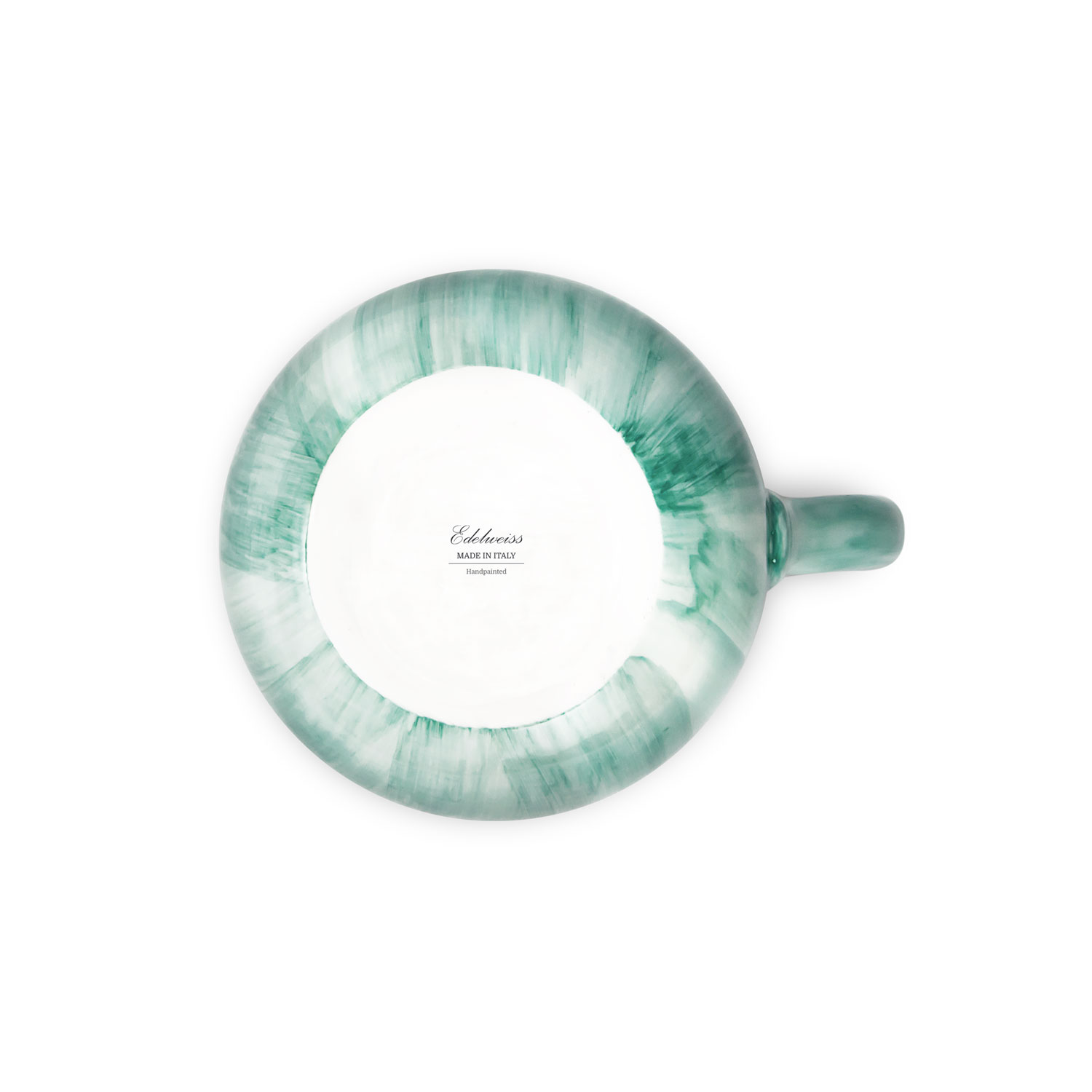 Brocca caraffa in ceramica decorata tiffany