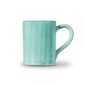 Tazza in ceramica decorata tiffany