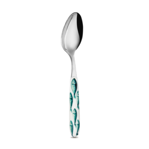 Cucchiaio da tavola con manico decorato pesci