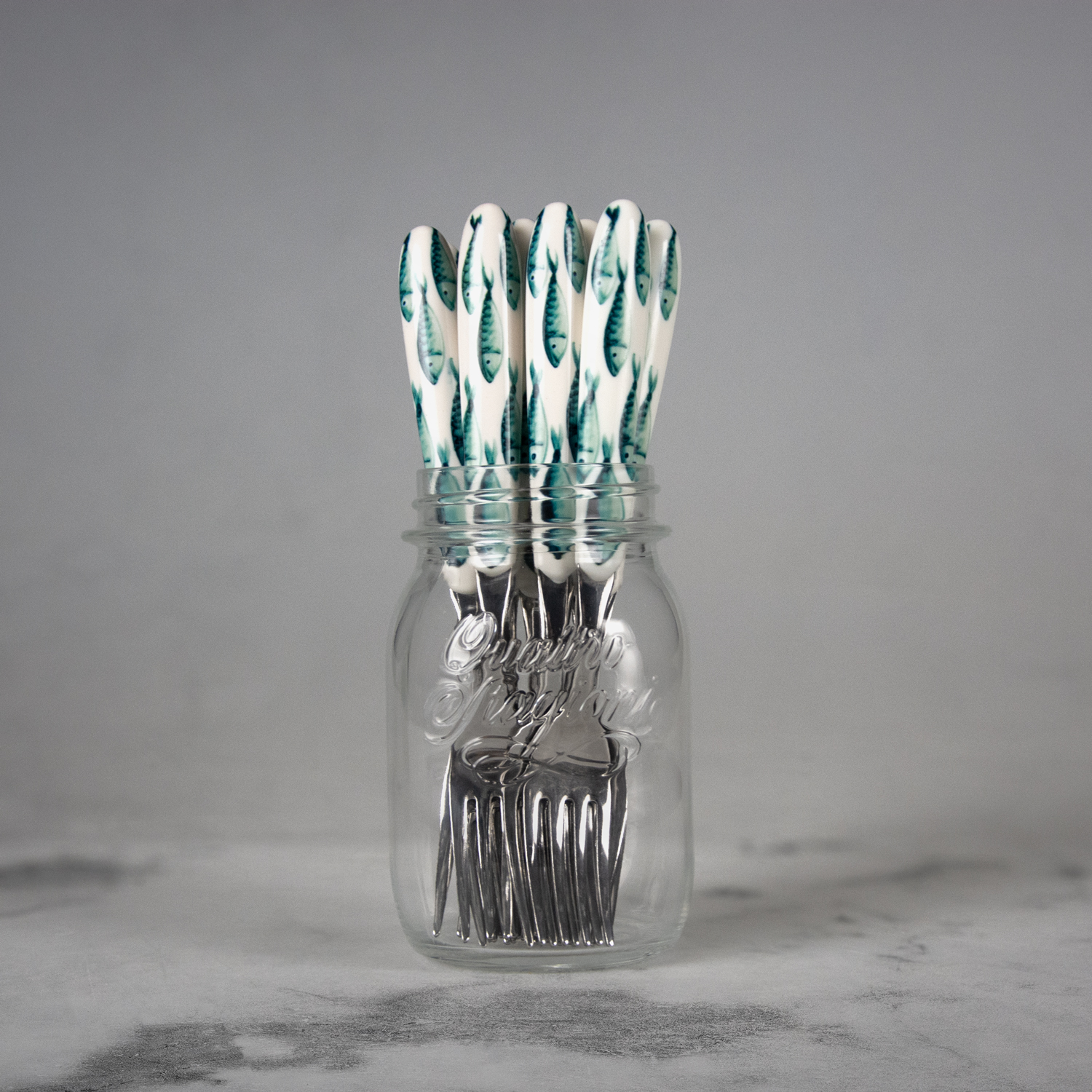Fork with fishes