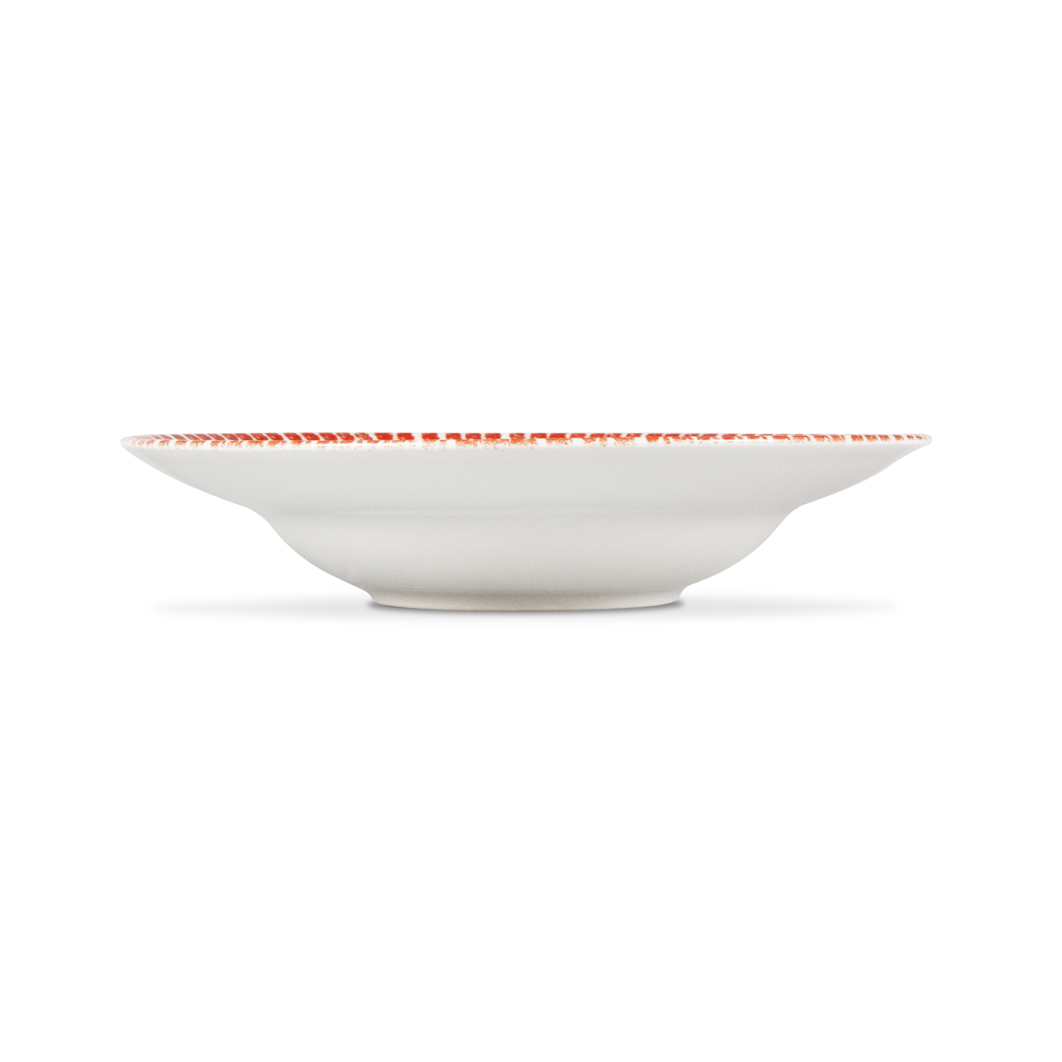 Set piatti pasta in porcellana decorata pomodori da 27