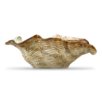 portachampagne in ceramica dipinto a mano, ostrica Handbemalter Champagnerhalter aus Keramik, Auster hand-painted ceramic champagne holder, oyster