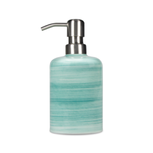 Dispenser in ceramica decorata tiffany