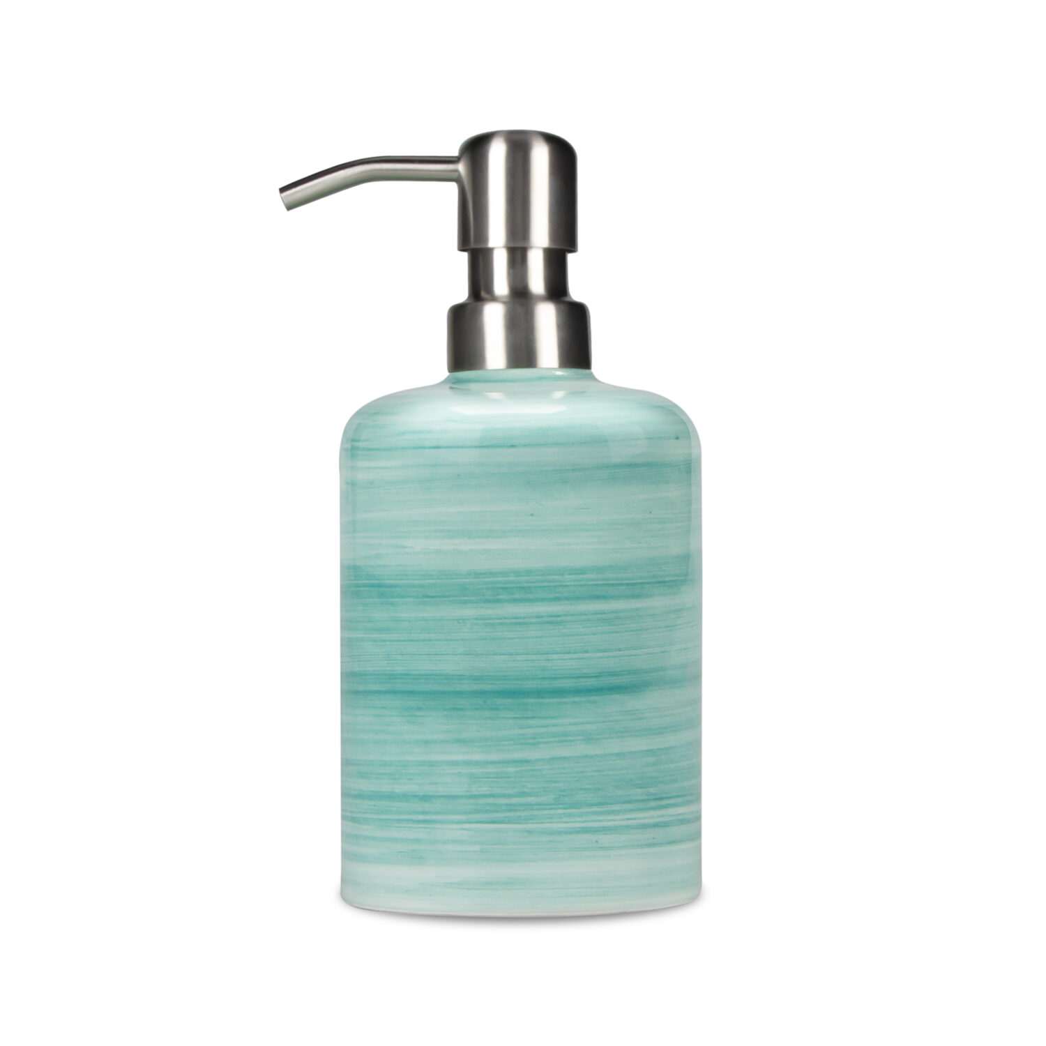 Dispenser in ceramica decorata tiffany