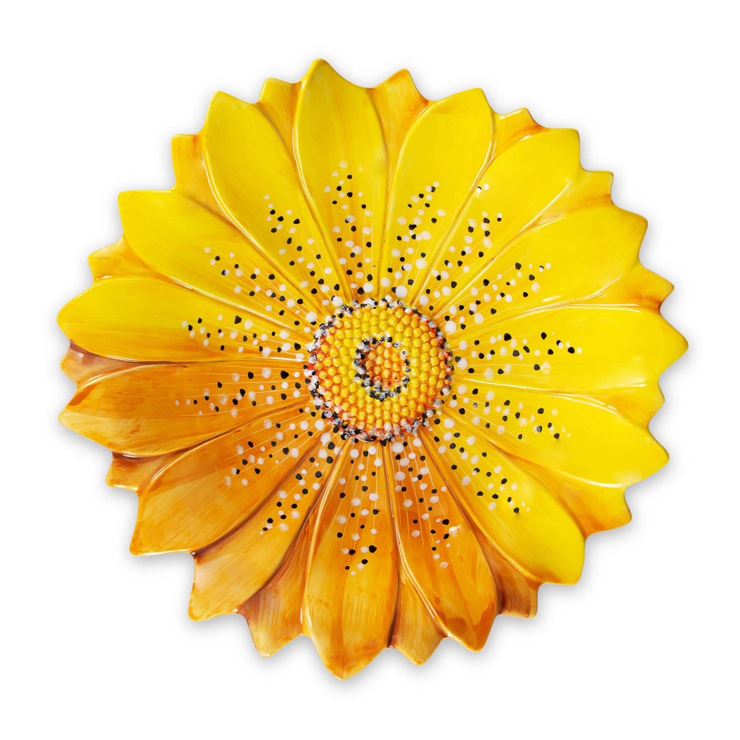 Yellow daisy table centrepiece