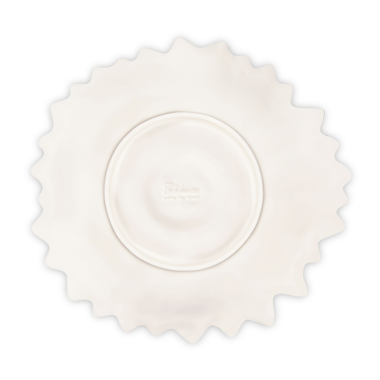 Centrotavola in ceramica decorata margherita