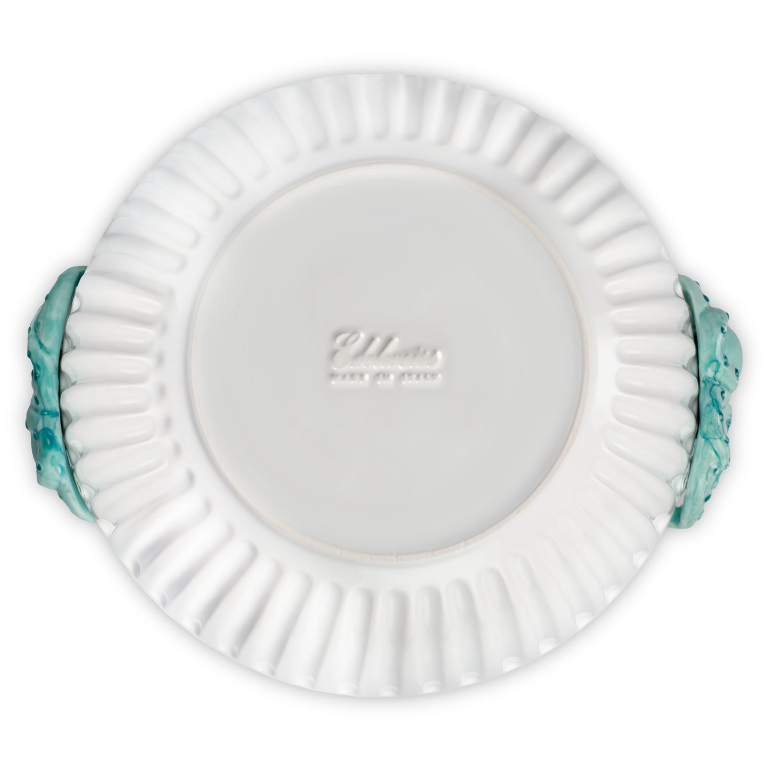 Ciotola in ceramica decorata Polpi tiffany da 29