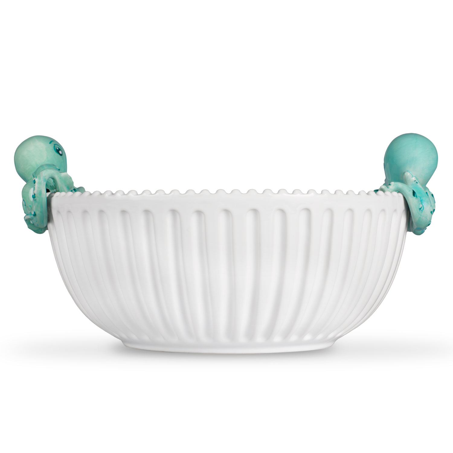 Ciotola in ceramica decorata Polpi tiffany da 29