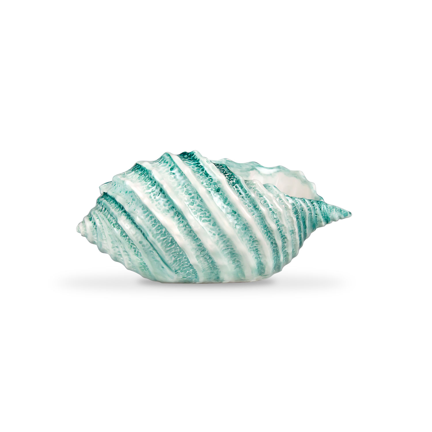 Ciotola in ceramica decorata conchiglia tiffany da 20