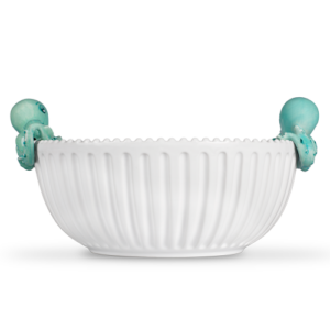 Ciotola in ceramica decorata Polpi tiffany da 29