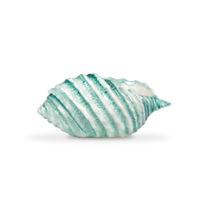 Ciotola in ceramica decorata conchiglia tiffany da 20
