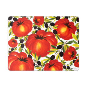 Tovaglietta americana decorata pomodori e olive