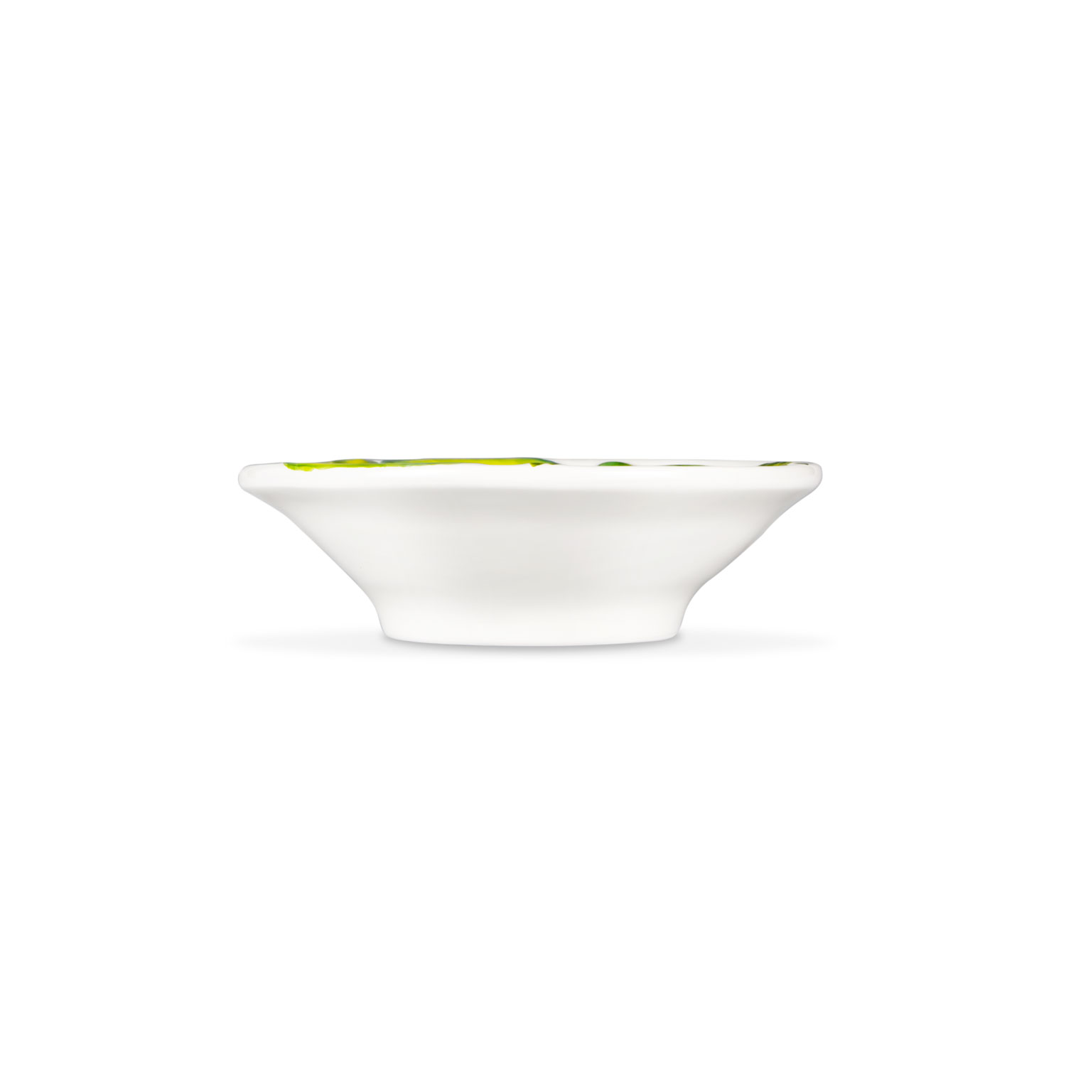 Ciotola in ceramica decorata con limoni in rilievo