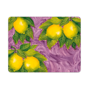 Tovaglietta americana decorata limoni fondo viola