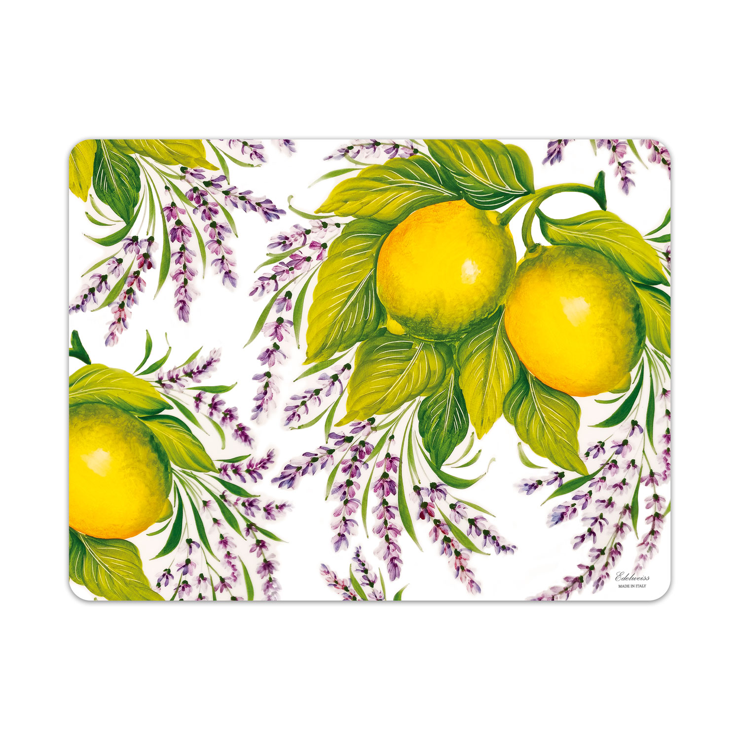 Tovaglietta americana decorata limoni e lavanda