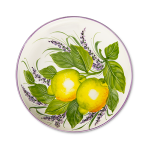 Piatto fondo Limoni lavanda