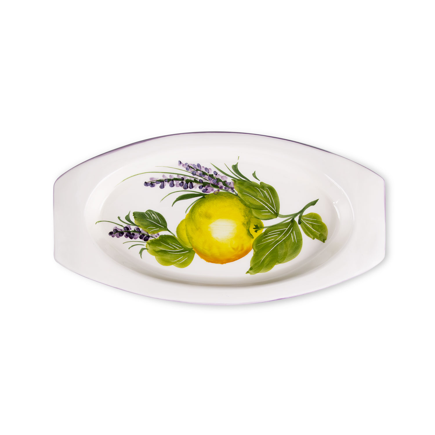 Vassoio da aperitivo Limoni lavanda