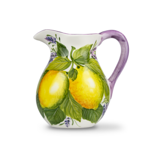 Brocca decoro limoni e lavanda