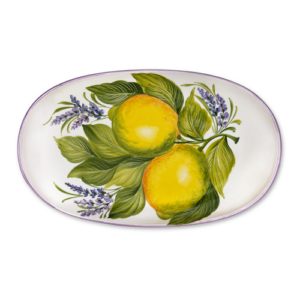 Piatto da portata Limoni lavanda