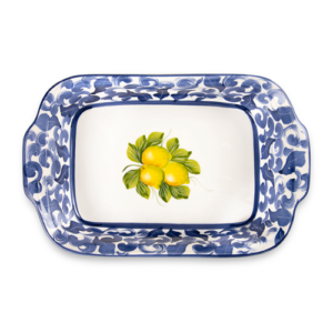 Pirofila Limoni damascato blu