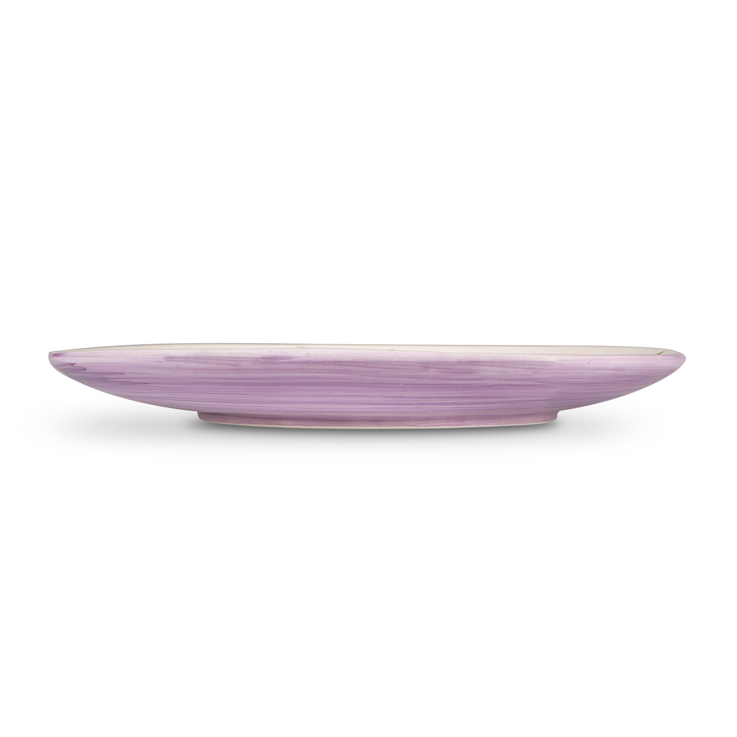 Piatto piano decorato con Limoni e Lavanda