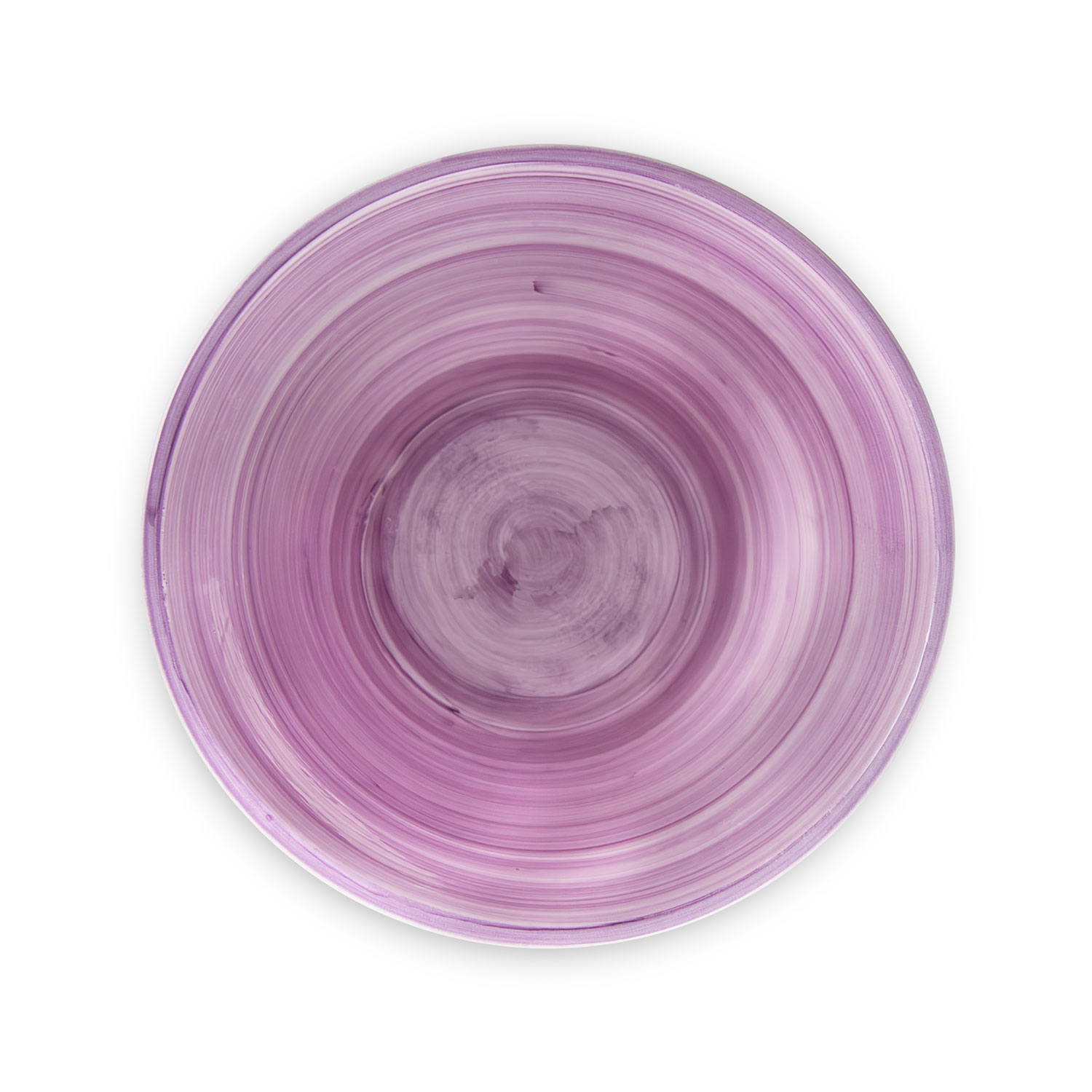 Vaso decorato Limoni lavanda