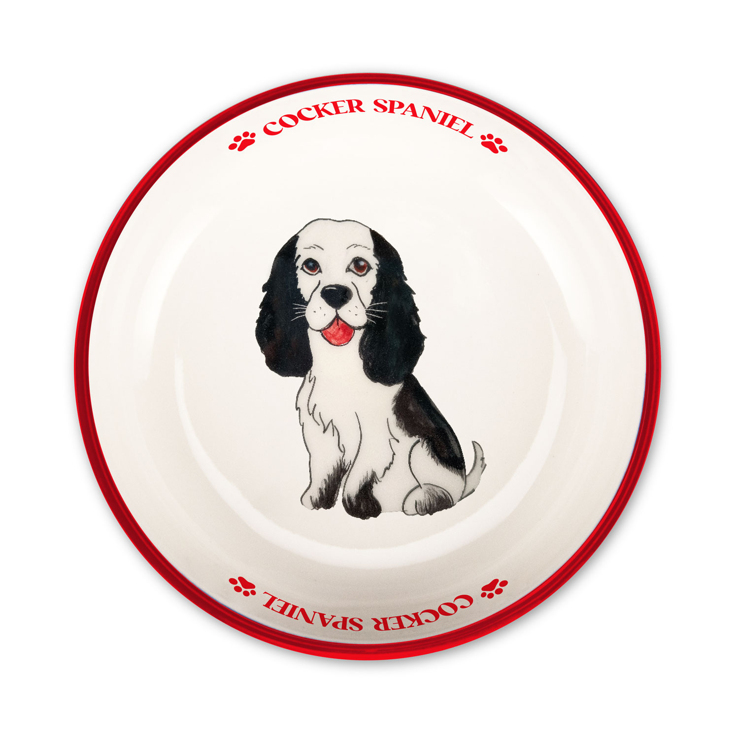 Medium Bowl with Cocker Spaniel
