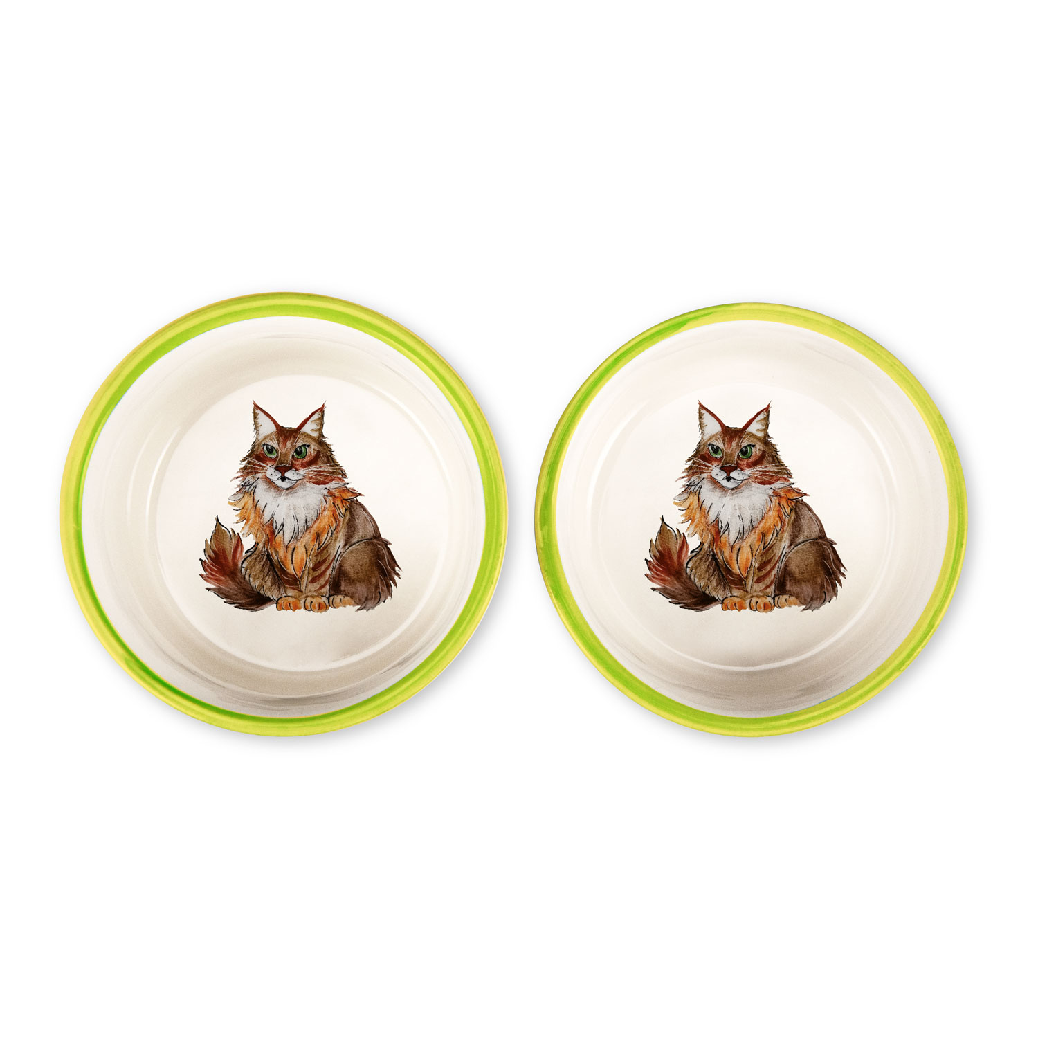 Maine Coon bowl set