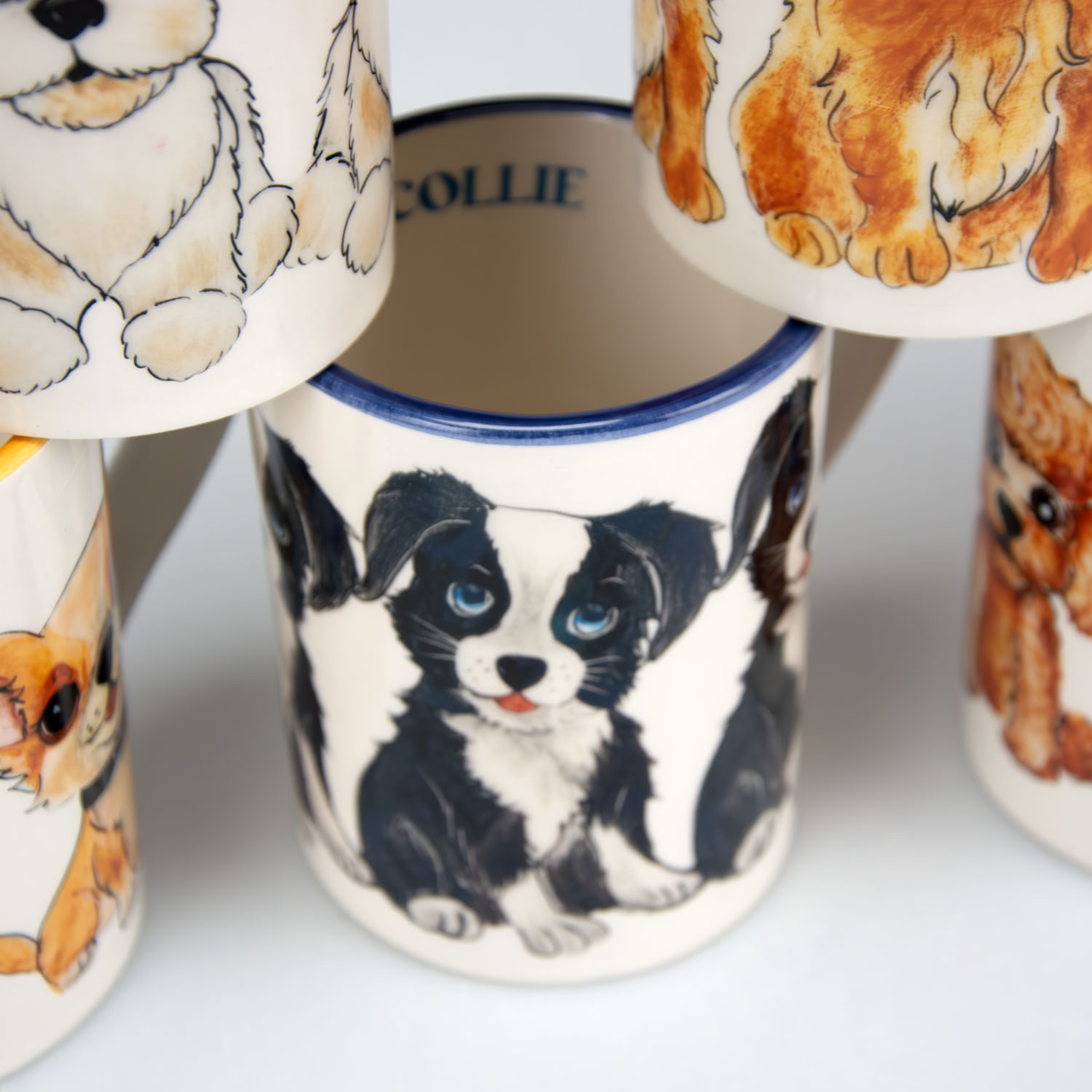 Tasse mit Border Collie