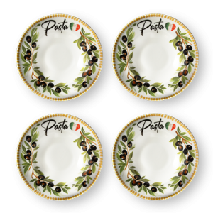 Set piatti Pasta olive da 23