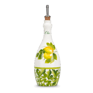 Bottiglia olio damascato verde 750 ml