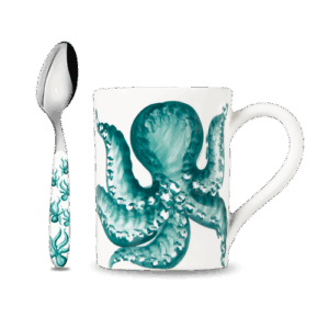 Tazza e cucchiaino Polpo