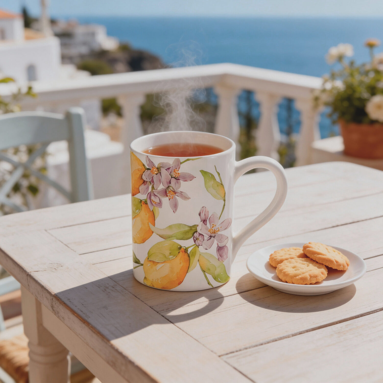 Tazza decoro Citrus