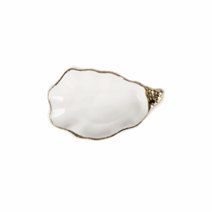Vassoio ostrica piccola oro